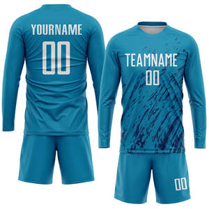 Professional Padded Goalkeeper Jersey Anti-Collision Protection Long Sleeve Goalie Shirt For 2026 USA And Europe Market - Product Image 2