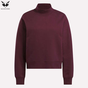 2026 Best Product Women Mock Neck Sweatshirt Long Sleeve Pullover Soft Fleece Warm Casual Autumn <b>Winter</b> Fashion <b>Top</b> - Product Image 3