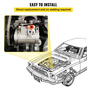 Compresor de Aire Acondicionado Universal CO 29001C 5005440AA 4710522 0610043 para Grand Caravan Town Country A/C 4th Compressor - Product Image 6