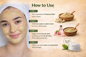 ผงมัลตานี มิตติ (ดินฟูลเลอร์ธรรมชาติ) สมุนไพรลดเลือนริ้วรอย ช่วยให้ผิวขาวกระจ่างใส สำหรับพอกจมูกและใบหน้า |   ผลิตภัณฑ์ควบคุมความมันและรักษาสิว |   จำนวนมาก - Product Image 6