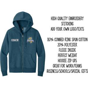 เสื้อฮู้ดขนแกะมีซิปรูดสำหรับผู้ชายเสื้อสเวตเตอร์ปักโลโก้ได้ตามต้องการ - Product Image 3