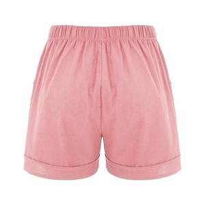 Shorts pour femmes personnalisés par le fabricant, respirants, imperméables, écologiques, séchage rapide, avec poches et fermetures éclair, sublimés 100% - Product Image 3