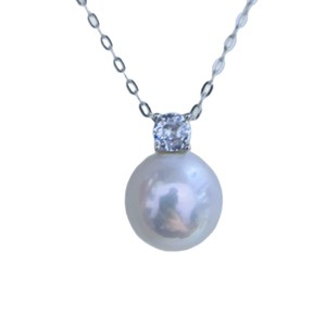 Collier de perles d'eau douce naturelles Zhuji 9-11 mm, style classique de la reine, Aurora Edison rond avec des défauts extrêmement fins, argent S925 - Product Image 5