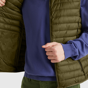 CHALASA SPORTS Wholesale <b>Men's</b> Spring Woolen Formal Puffer Vest Breathable <b>Warm</b> Sleeveless Outdoor Workwear Padded <b>Jacket</b> Casual - Product Image 6