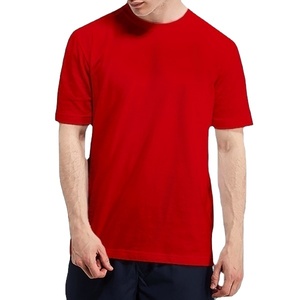T-shirts pour hommes de haute qualité 100% coton, motif uni, décontractés, respirants, anti-boulochage, prix de gros, service OEM - Product Image 4