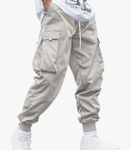 กางเกงคาร์โก้ผู้ชายคุณภาพสูง ดีไซน์สั่งทำ แบรนด์ส่วนตัว หลายกระเป๋า ผ้าแคนวาส เป็นมิตรกับสิ่งแวดล้อม ขายส่งจากโรงงาน - Product Image 5