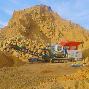 Trituradora de mandíbulas móvil HT130 de alta capacidad para trituración eficiente de rocas en obras, fabricada en India - Product Image 1