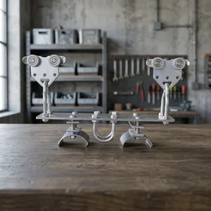 Kit de rideaux pour camping-car industriel CMK Plug Socket Trolley, modèle courbé pré-coudé, rail en aluminium courbé CMK C-01 1,5 mm, courant 3 m - Product Image 6