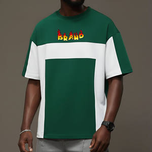 Hot Sale Customized Short Sleeve Men's T-Shirts 100% Cotton Summer Casual Hip Hop Loose Fit Quick Dry baggy fit man <b>Tee</b> - Product Image 1