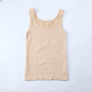 Invisible Seamless Cami Underdress Body Shaper with Tummy Control Wholesale Spandex Polyester Tank <b>Top</b> Casual Style Breathable - Product Image 4