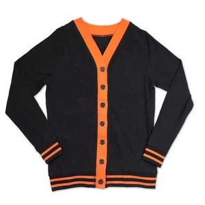 Pull cardigan décontracté à col en V en coton respirant pour homme, tricoté, chaud, 100 % coton, imprimé, collection automne-hiver Power Abaan Sports - Product Image 6