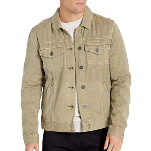 Veste en jean pour homme, mode automne, tendance cool, veste en jean décontractée, veste d'extérieur, col montant, veste en jean pour homme - Product Image 6