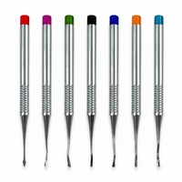 Ensemble de 7 proximateurs dentaires PDL de haute qualité, élévateurs luxateurs en acier inoxydable allemand, réutilisables, autoclavables, certifiés CE