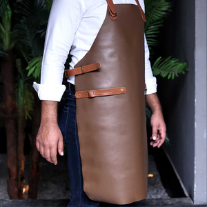 Delantal de Seda con Logotipo Personalizado en Relieve, Estilo Vintage, para Camareros, Uso en Restaurantes y Bares, Calidad Superior, Trabajo Pesado - Product Image 3