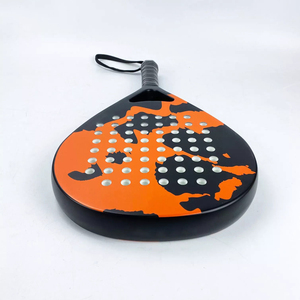 Raquette de paddle en fibre de carbone, design personnalisé OEM professionnel, haute puissance, contrôle, raquette de tournoi, raquettes de paddle légères - Product Image 3