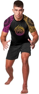 Rashguard de BJJ Sin Gi para MMA y Grappling, Sublimado, de Poliéster y Spandex, Manga Larga, Transpirable, de Secado Rápido y Ecológico - Product Image 5