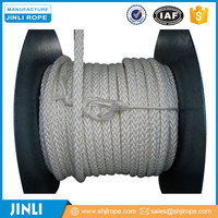 Câble de cerclage robuste JINLI en PP tressé 8 brins, 60 mm, pour la sécurisation des conteneurs et des marchandises en vrac en port maritime