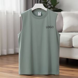 Chaleco Deportivo de Verano 2026 para Hombre, Talla Grande, 220 GSM, 100% Algodón, Transpirable, de Secado Rápido, Tejido, para Gimnasio - Product Image 5