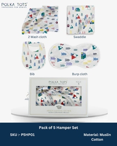 Set de Babero y Paño de Muselina de Algodón para Bebé, Suave, Absorbente, Ligero y Transpirable, Regalo Esencial para Recién Nacidos - Product Image 2