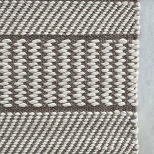 Tapis indien tissé à la main en jute et laine, prix fabricant direct usine, pour usage intérieur, motif zig-zag texturé. - Product Image 1