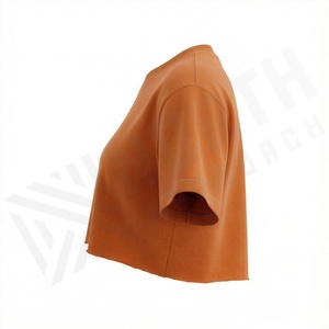 Customized Color Premium Fitness Short Sleeve Yoga Wear Sports Crop Top Women <b>Blouse</b> Shirt Activewear Clothing Garments - Product Image 3