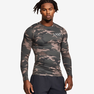 Men's UPF 50+ Sun Protection Shirts Quick Dry Long Sleeve Rash Guard Lightweight Compression Shirts Rashguard - Product Image 5