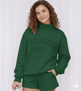 Sudadera de Mujer con Cuello Alto, Manga Larga, Felpa Suave, Color Personalizado, Estilo Casual Urbano para Otoño, con Logotipo Frontal - Product Image 5