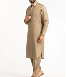 2026 Custom Made OEM High Quality Quick Dry Reversible All Seasons Ethnic Cotton <b>Shalwar</b> <b>Kameez</b> <b>Men</b> Blank Afghan Suit Party - Product Image 3