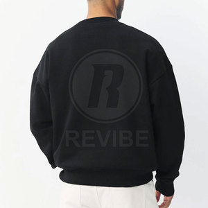 Sweat-shirt d'hiver surdimensionné pour homme avec impression de logo personnalisé, de haute qualité, 100% coton - Product Image 2