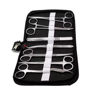 Azicon's Student Dissecting Kit Stainless Steel Biology Anatomy Laboratory Scalpel Scissors Teasing <b>Needle</b> Probe Tools <b>Case</b> - Product Image 6