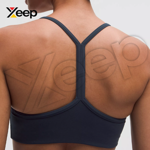XEEP High Quality Women Yoga Sports <b>Bra</b> XC-SB-73 Simple Breathable Adjustable <b>Straps</b> Removable Pads High Support Quick Dry - Product Image 5