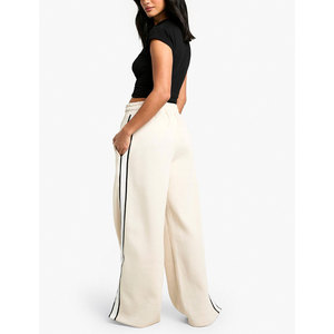 Pantalon de survêtement ample en molleton de qualité supérieure pour femme, coupe décontractée, tissu brossé doux, confortable et tendance - Product Image 2