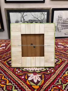 Marco de fotos, gran oferta, artesanías con incrustaciones de hueso ecológicas, Decoración de mesa de diseño superior personalizable para el hogar por Artisan Craft - Product Image 5
