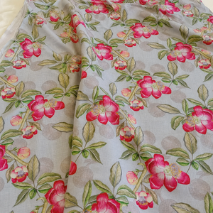 Eco-Friendly Organic Combed Woven Floral Print Cotton Fabric Sheer Anti-Pill Lightweight for Dress Skirt <b>Shawl</b> Sewing - Product Image 5