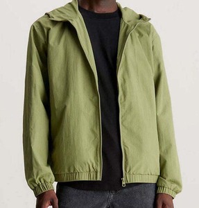 Chaqueta Cortavientos Impermeable con Cremallera y Logotipo Personalizado, Talla Grande, para Verano, Unisex, Ropa de Trabajo para Uso Diario - Product Image 3