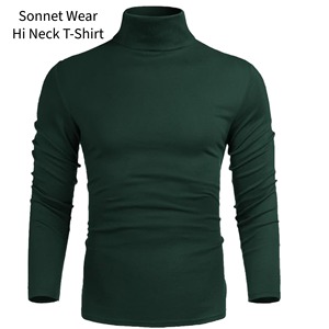 Pull-over décontracté pour homme, coupe ajustée, basique, tricoté, séchage rapide, léger, en spandex/coton - Product Image 4