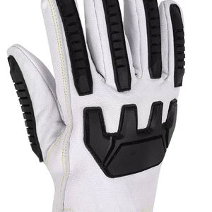Guantes de Seguridad de Alta Calidad para Trabajo Industrial, Guantes de Seguridad de Cuero Resistentes a Impactos TPR, Guantes de Trabajo Pesado - Product Image 6