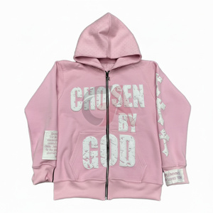 Sudadera con Capucha para Hombre, Última Llegada OEM, Lavado Ácido, Alta Calidad, Nuevo Modelo 2026, Cómoda, con Cremallera y Estampado, 100% Algodón Felpa - Product Image 1