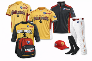 Conjunto de Uniforme de Béisbol Completo con Gorra y Camiseta, 100% Poliéster, Tela Transpirable, Logotipo Frontal, Nuevo - Product Image 2
