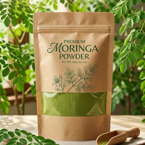 Poudre de Moringa pure |   Poudre de superaliments Fresh Leaf pour smoothies, collations, bien-être et soutien nutritionnel quotidien pour une vie saine - Product Image 4