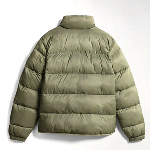 High Quality Wholesale Custom Design Stand <b>Collar</b> Bubble <b>Jacket</b> for Winter Men Long Sleeves Zipper Men Bubble <b>Jacket</b> - Product Image 2