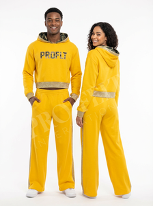 Conjunto Deportivo Cómodo de Última Moda con Detalles de Estrellas, Sudadera con Capucha y Cremallera en Rosa Camuflaje y Pantalones Holgados con Cordón - Product Image 6