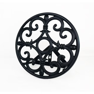 Aluminum 100-ft <b>Wall</b> <b>Mount</b> Garden <b>Hose</b> Reel Decorative Metal <b>Hose</b> Holder with Powder Coated Finish for Outdoor Garden ODGGAD015 - Product Image 1