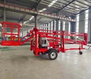 12 m 16m 22m Discount Telescopic Boom Lift Aerial <b>Towable</b> Spider Lift Cherry Picker Machine 72 ft Cheap Price - Product Image 6