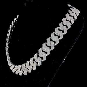 Nouveauté 2026 Collier Chaîne Maille Cubaine à Griffes en Moissanite VVS, Style Hip Hop Entièrement Sertie, en Argent Sterling 925, Bijou de Luxe, Cadeau de Mariage - Product Image 5