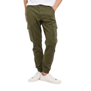 กางเกงกีฬาเอวสูงของผู้ชายกางเกงแฟชั่นทำจากผ้าใบ - Product Image 3