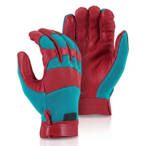 Gants de travail légers haute visibilité jaunes en cuir synthétique respirant avec paume en Spandex – Sécurité Europe 2026 - Product Image 4