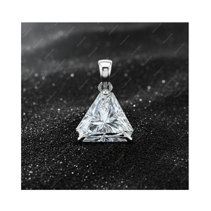 Colgantes y Dijes de Joyería Fina de Plata de Ley 925 Chapados en Oro con Diamantes Cultivados en Laboratorio de 1ct DEF VVS VS Certificados por GIA IGI, Regalo - Product Image 1