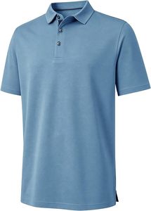 Chemises polo personnalisées avec logo du fabricant, pour hommes, en coton piqué respirant, broderie et impression DTG, tissus de haute qualité. - Product Image 4