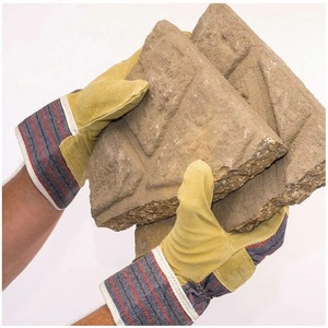 Nouveauté : Gants de travail ignifuges pour la construction industrielle, gants de travail en cuir de vachette de qualité supérieure avec manchette de sécurité - Product Image 6
